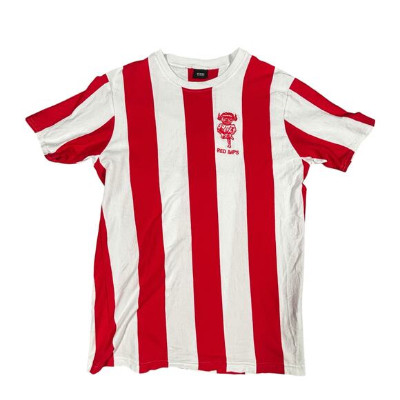 TOFFS LINCOLN CITY RED IMPS FOOTBALL SOCCER T SHIRT LARGE - Picture 1 of 5